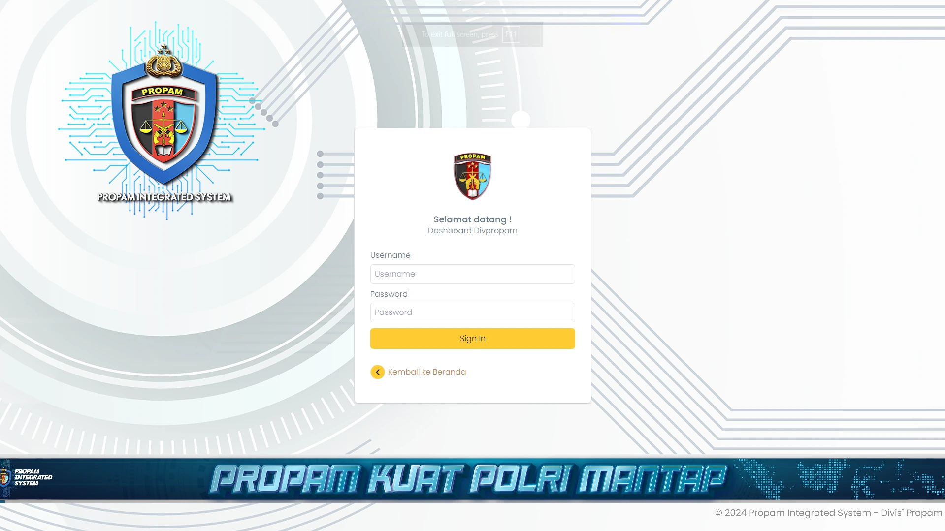 Dashboard Integration